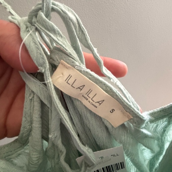 Mint Green Ruffled Dress - Picture 8 of 8